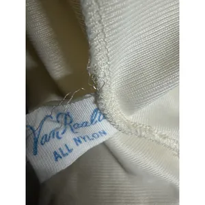 Van Raalte Vintage Tank Top Lace Trim Slip‎ Retro 1980's Lingerie Coquette thumbnail 3