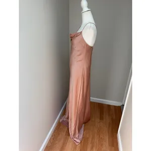 Show Me Your MuMu Tuscany Maxi Slip Dress Copper Luxe Satin Size Small thumbnail 6