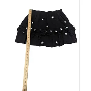 NATIVE DAUGHTERS Embroidered Stars Skirt Medium Black thumbnail 2
