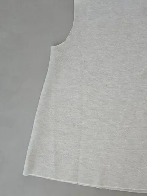 Zara Sleeveless Turtleneck Knit Tank In Cream Size S thumbnail 2
