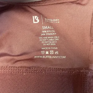 Buffbunny Sports Bra Crisscross Straps Size‎ S Small Mauve Workout Athletic Yoga thumbnail 4
