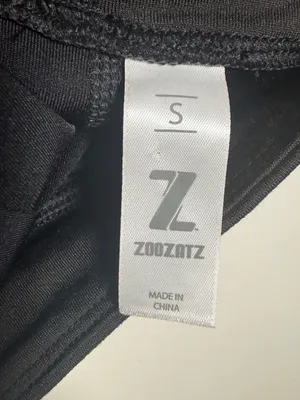Zoozatz Oregon University Black & Green Sports Bralette Small thumbnail 3