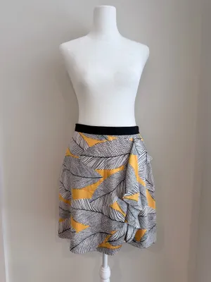 Loft Fern Cascade Ruffle Skirt thumbnail 3