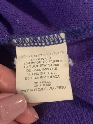 Vintage Pearl Izumi Technical Wear Cycling Pullover Large Purple Made USA thumbnail 6