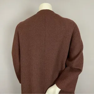 Vintage 60s Meier &‎ Frank Brynwood Coat Women Brown Retro Boxy Mod Union Label thumbnail 6