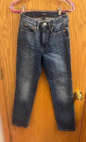 Levi's Women's Dark Wash Straight Leg Jeans thumbnail 1