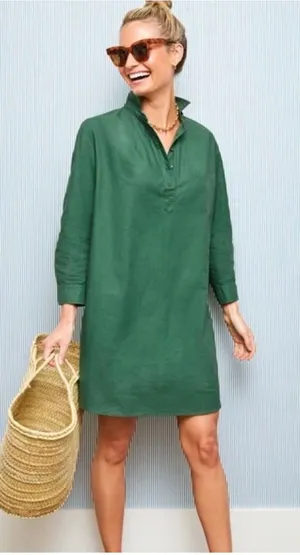 Pomander Place Polly Boxy Dress M Old Money Classic‎ Career Minimalist thumbnail 1