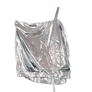Mistress Rocks NWT Next Up Metallic Silver Mini Skirt Size XS NEW thumbnail 2