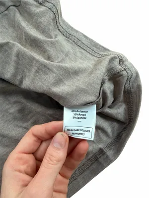 WIHOLL Women's Gray Sleeveless Tank Top Geometric Stitch Casual Crew Neck Size M thumbnail 7