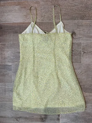 H&M Yellow Floral Mini Dress thumbnail 2