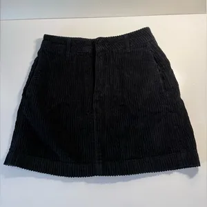 Urban Outfitters BDG Black Corduroy Mini Skirt thumbnail 1