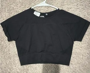 AYBL Cropped Workout Top thumbnail 1