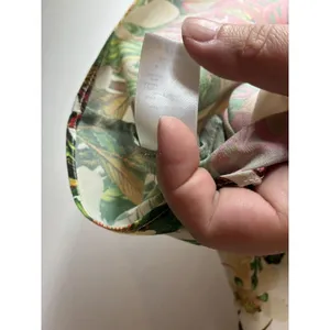 Women's Talbots vibrant,‎ sleeveless shirt tropical botanical M thumbnail 5