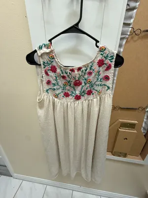 Altar'd State Embroidered Boho Short Sleeveless Dress Size S thumbnail 3