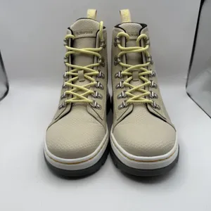 Dr. Martens Women's Combs W 6 Eyelet Combat Boots Parchment Beige 40/60 Size‎ 9 thumbnail 3