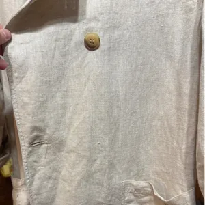 Avec Les Filles Oversized Light‎ Tan Linen Trench Coat Sz S Linencore Neutral thumbnail 9