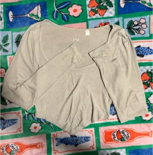 PacSun Long Sleeve Crop Top thumbnail 1