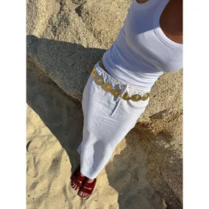 YLLW THE LABEL Marbella Belt in Matte Gold One Size New Womens Chain thumbnail 8
