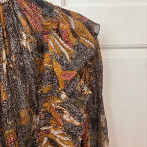 Ulla Johnson Vienne Bird of Paradise Mini Dress in Amber Size 2 Ruffle High Neck thumbnail 15