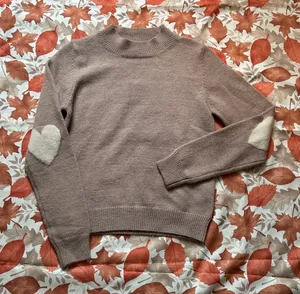 Dreamers Taupe Knit Sweater thumbnail 1