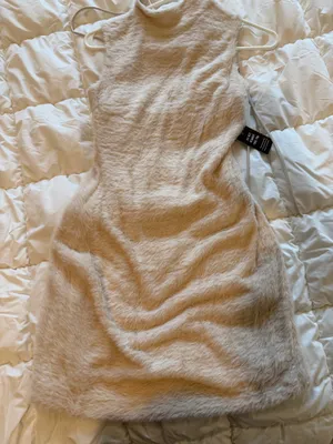 Expressions NYC faux fur mini dress thumbnail 1