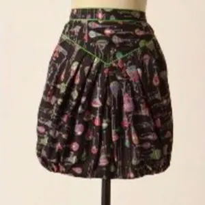 Anthropologie ANNA SUI Montgolfier Silk Skirt Hot Air Balloon Print Size 6 thumbnail 10