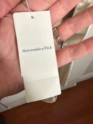 Abercrombie and Fitch Sleep Silk-Blend Ivory Chemise Nightdress Medium NWT thumbnail 7