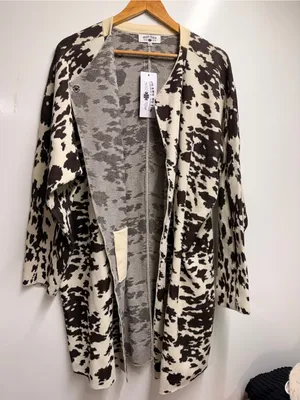 Crazy train top hand cardigan sizes XXL NEW thumbnail 8