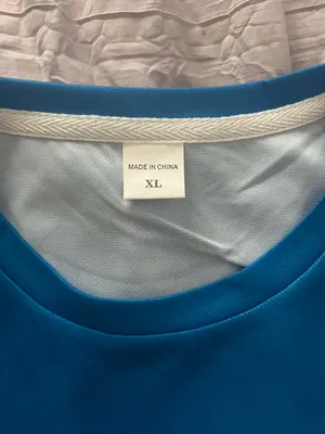 Men’s Premium Quality Blue Shirt with White Cross Size XL thumbnail 5