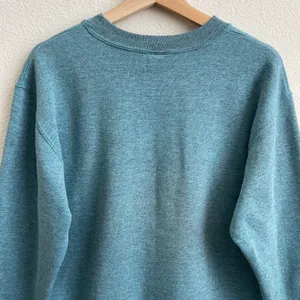 Vintage 90s Blue Yosemite Embroidered Wolf Mountain Crewneck Pullover Sweatshirt thumbnail 11