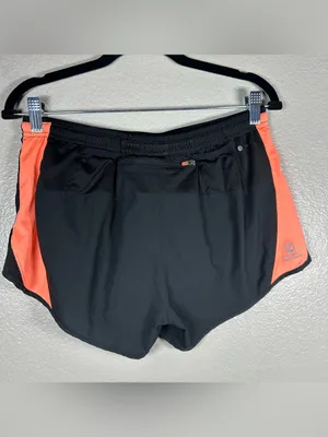 The North Face Flight Series Black Running Shorts with Coral Side Stripe SZ:M thumbnail 2