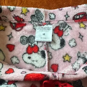 Medium Fuzzy Snoopy Shorts Pink thumbnail 3