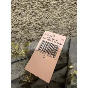 Juicy Couture Gilded Gold‎ Cherry Blossom strapless dress NWT Size 0 Homecoming thumbnail 2