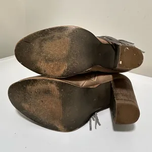 Diba True Jilly Ann Fringe Boots Tan Size 8 thumbnail 10