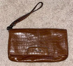 Coach Leather Wristlet thumbnail 1