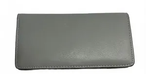 Women’s Gray Faux Leather Bifold Wallet Zip Pocket Card Holder Organizer thumbnail 1