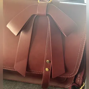 ECOSUSI PU Detachable Bow Big Briefcase Red thumbnail 7