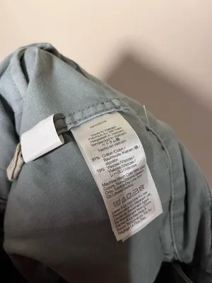 Madewell Garment Dyed High Rise Tapered Chino Pants Overcast Blue 28 thumbnail 7