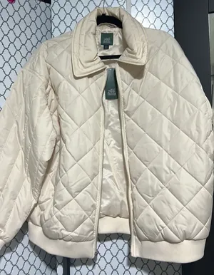 Brand New White Bomber Jacket thumbnail 2