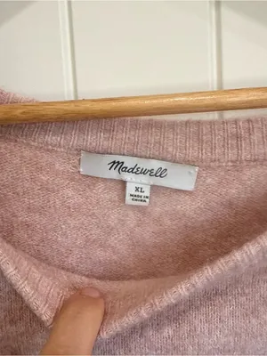 Madewell Gladwell Balloon-Sleeve Pullover in Heather Rose thumbnail 5