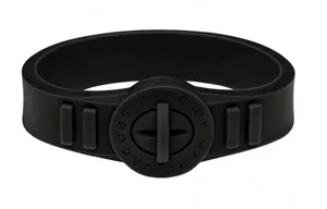 🆕Marc By Marc Jacobs Black Silicone Rubber Turnlock Bracelet thumbnail 1