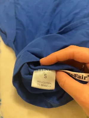 blue backless top thumbnail 3