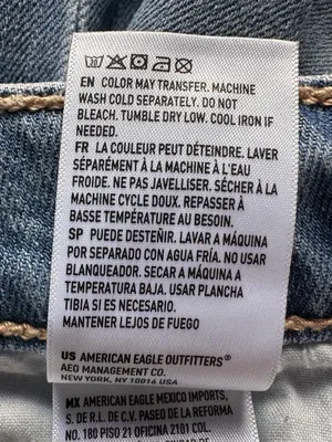 American Eagle Dreamy Drape Super High Rise Baggy Wide Leg Jeans size 18 short thumbnail 10
