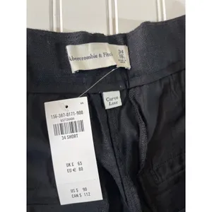 Abercrombie & Fitch Curve Love High Rise Wide Leg Linen Blend Pants Slacks 18S thumbnail 6