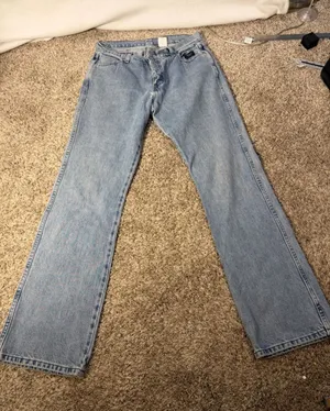 Harley Davidson Faded Glory Jeans Womens 10L Bootcut 100% Cotton Blue Denim thumbnail 1