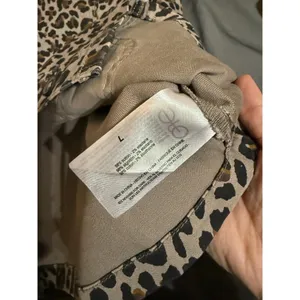 2/$30 NEW Code Bleu Size‎ Large Leopard Animal Print Women Jacket Button Up Chic Brown thumbnail 4