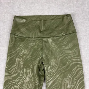 Fabletics Leggings Womens XS Green Ankle PowerHold Yoga Gym Pants Compression thumbnail 4