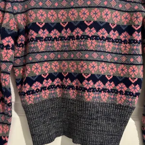 Altar’d State Fair Isle Sweater Pink Gray Size S thumbnail 9