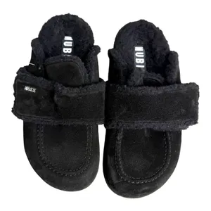 Nubikk Teddy Fur Suede Black Platform Mules Clogs EU 39 US 8.5 NEW with Tags thumbnail 6