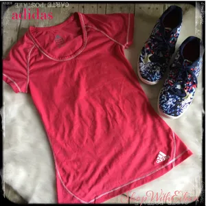 Adidas Hot Pink Supernova Cru Tee thumbnail 1
